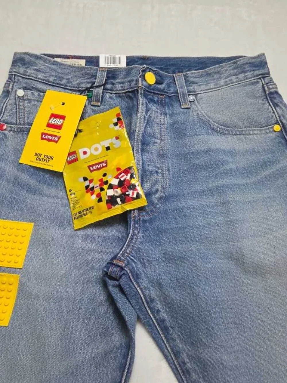 New 30x32 Levi's X Lego Collection colab 501 93' Straight Fit jeans